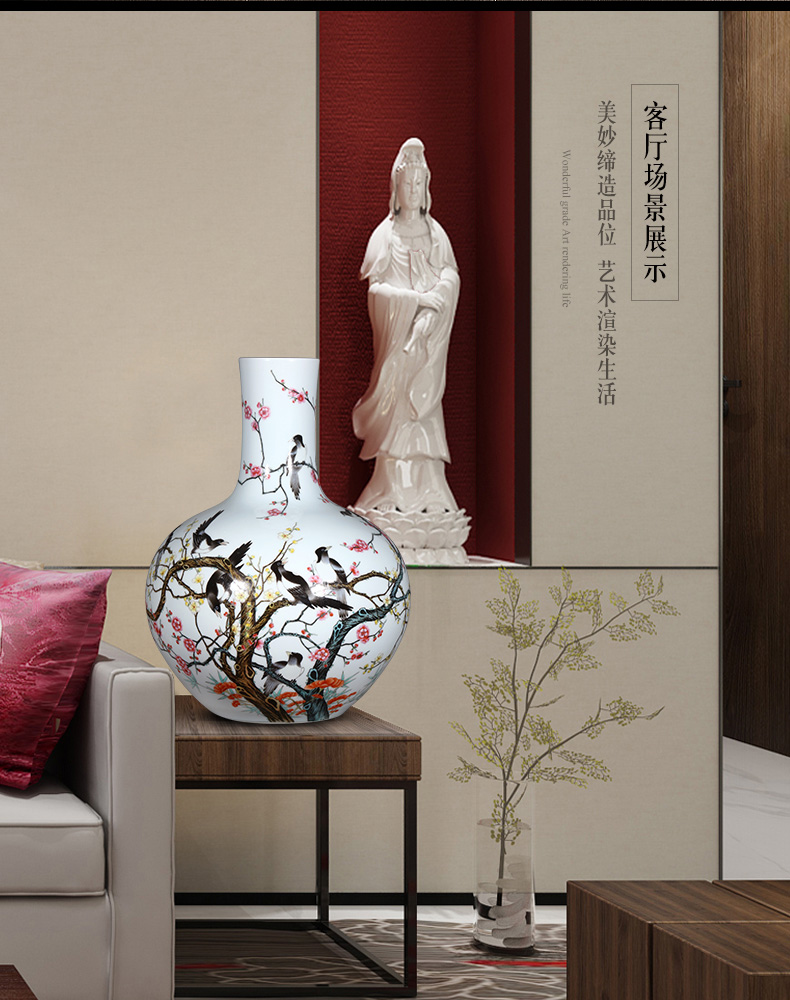 Jingdezhen ceramics imitation the qing qianlong pastel twelve celestial vase archaize of Chinese style household act the role ofing is tasted furnishing articles