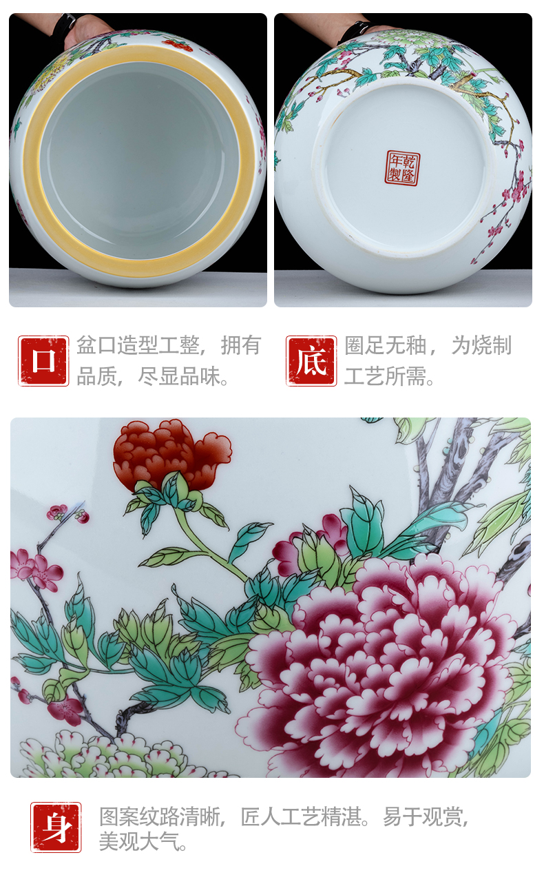 Jingdezhen ceramic lucky cornucopia desktop office sitting room decorates porch and exquisite handicraft furnishing articles