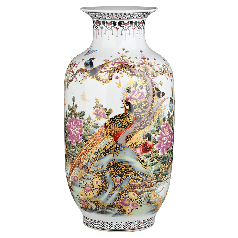 Jingdezhen ceramic vases, Chinese style household dried flower arranging flowers sitting room place archaize TV ark, decoration as porcelain