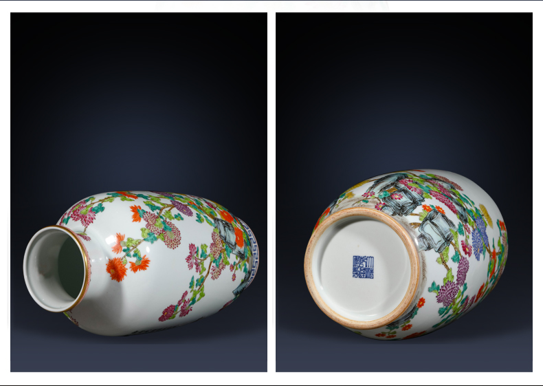 Weekly update in solitary their weight.this 6 imitation of the qing qianlong auction collection jack ceramic vases, furnishing articles