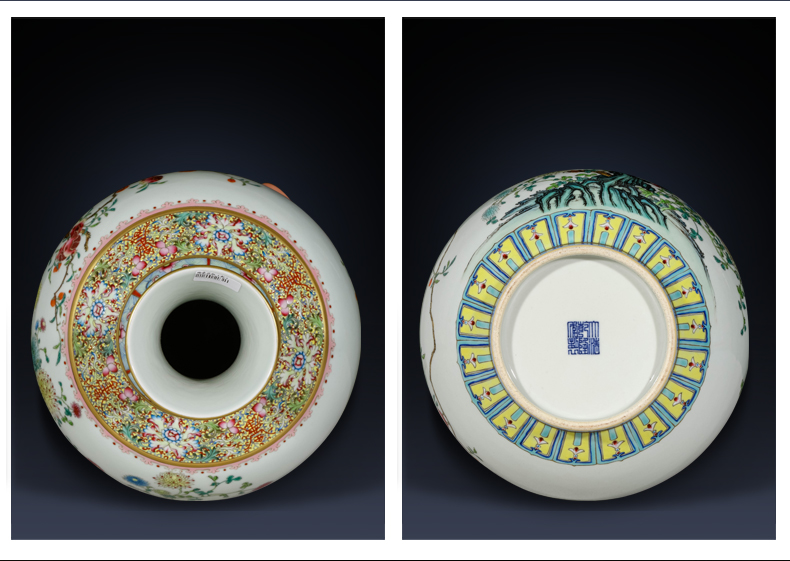 Weekly update 11 issue of imitation the qing qianlong solitary their weight.this auction collection jack ceramic vases, furnishing articles