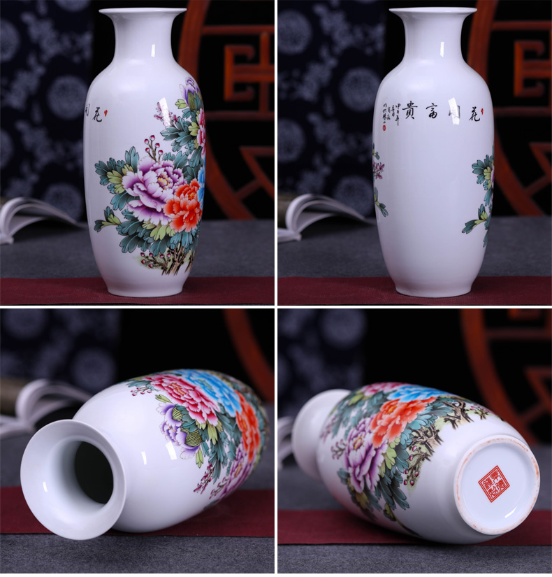 Modern Chinese jingdezhen ceramics vase flower arranging place to live in the sitting room porch craft ornaments furnishing articles