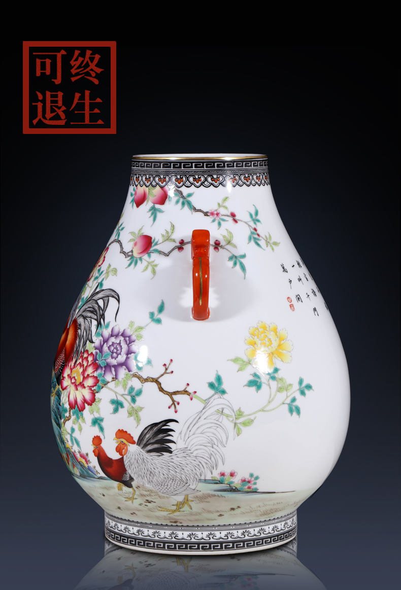 Weekly update 13 issue of imitation the qing qianlong solitary their weight.this auction collection jack ceramic vases, furnishing articles