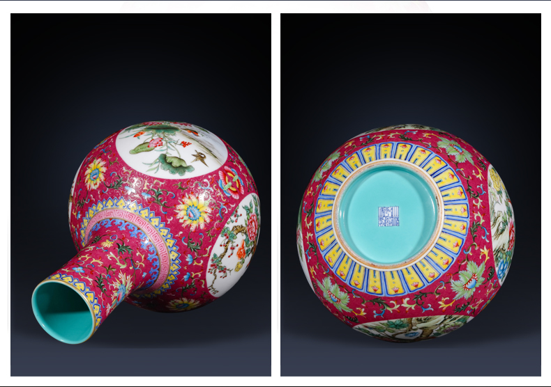 Weekly update in solitary their weight.this 6 imitation of the qing qianlong auction collection jack ceramic vases, furnishing articles