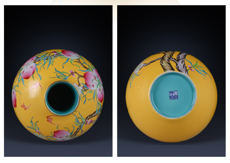 Weekly update solitary their weight.this seven imitation the qing qianlong auction collection jack ceramic vases, furnishing articles