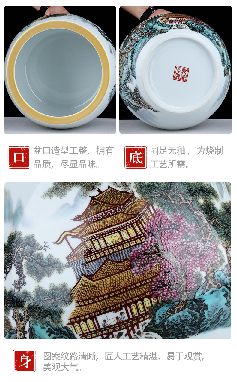 Jingdezhen ceramic lucky cornucopia desktop office sitting room decorates porch and exquisite handicraft furnishing articles