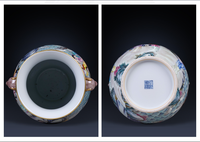 Stage 3 weekly update solitary their weight.this imitation the qing qianlong auction collection jack ceramic vases, furnishing articles