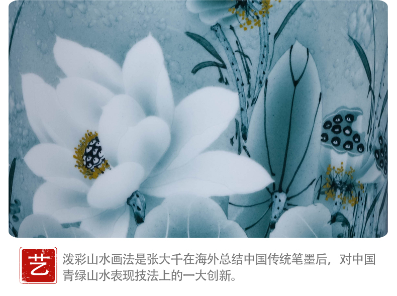 The Master of jingdezhen ceramics hand - made figure vase and Chinese style porch sitting room adornment handicraft furnishing articles arranging flowers