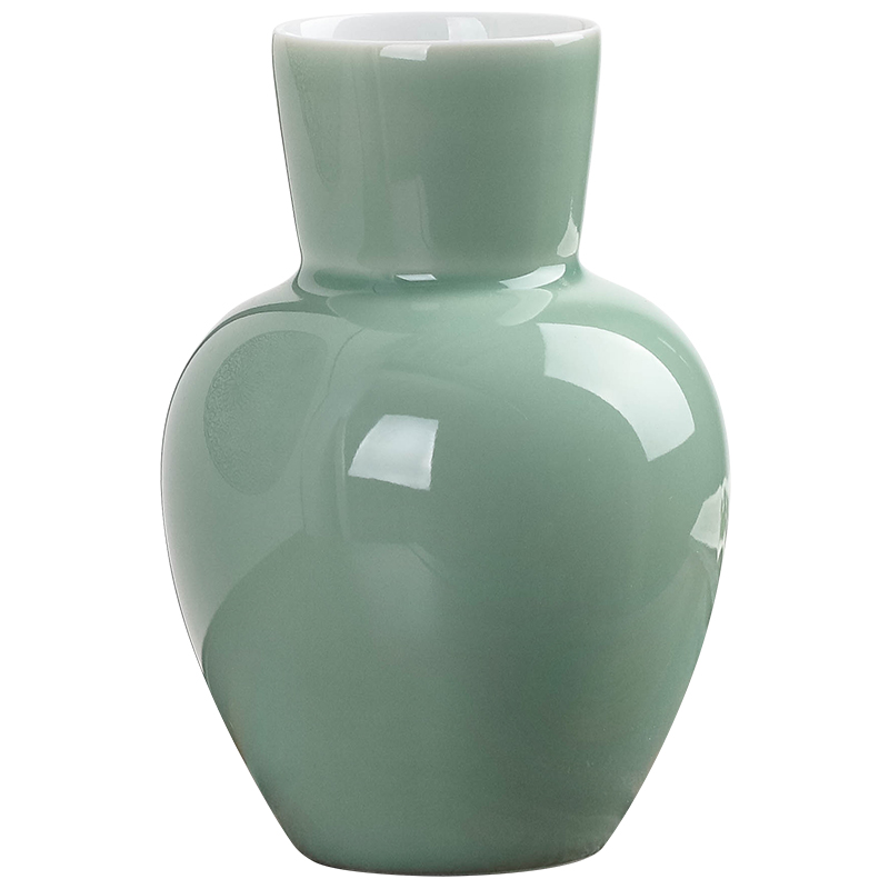 Jingdezhen ceramic flower implement furnishing articles flower vase of new Chinese style originality contracted sitting room desktop office decoration