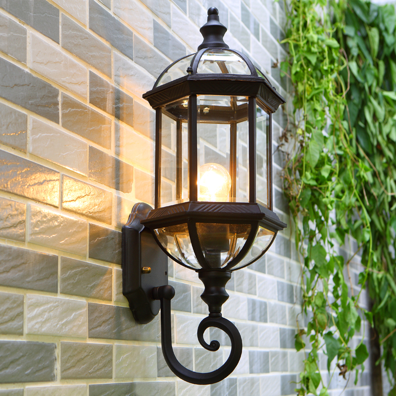 Outdoor Waterproof Wall Lamp Outdoor Villa Hallway Courtyard Light External Wall Garden Aisle Simple Balcony Gate Terrace Lamp