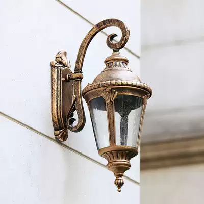 Outdoor wall lamp Waterproof courtyard European-style wall led door light Outdoor garden terrace Retro corridor balcony light