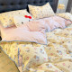2026 New Model A-Class Four-Piece Set Pure Cotton Shell-Edged Duvet Cover Bed Sheet Student Dormitory Single Three-Piece Set 4