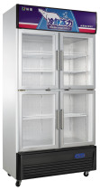 Jinling G 588L4 four-door glass display cabinet commercial direct cooling single temperature vertical fresh freezer Special