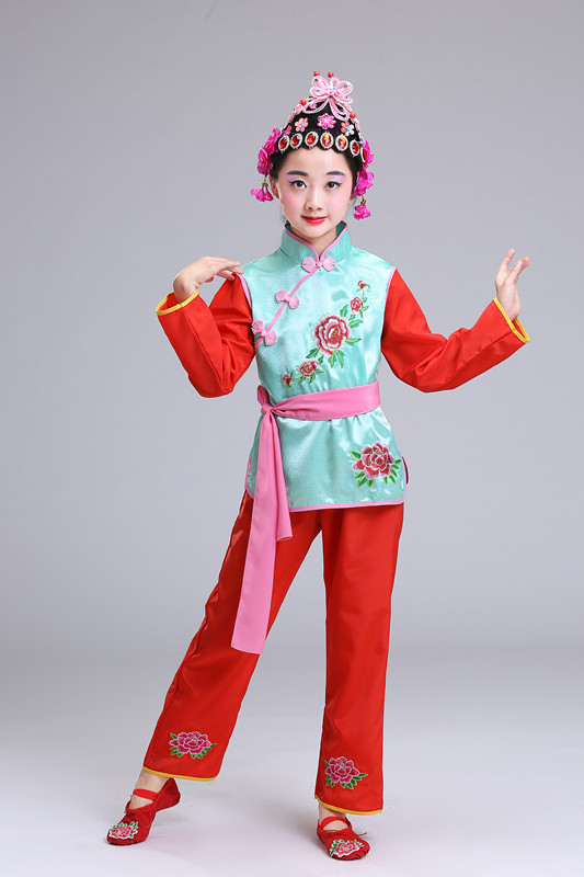 2018 trẻ em opera buổi hòa nhạc trang phục Peking Opera trang phục múa Xiaohongniang Xiaohua Dan Qiaohuadan drama costume