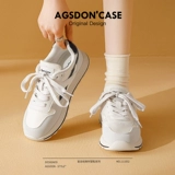 Универсальная белая обувь на платформе, дышащие спортивные кроссовки, осенняя, тренд сезона