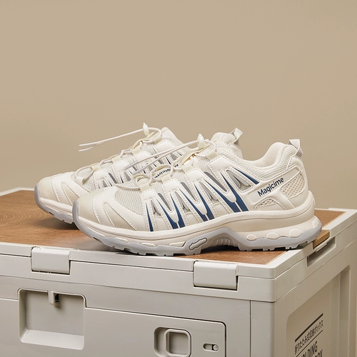 Спортивная обувь, летние альпинистские белые туфли для отдыха подходит для пеших прогулок, для бега