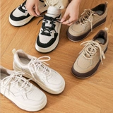 Утепленная белая обувь, универсальная высокая спортивная обувь на платформе для отдыха, световая панель, кроссовки