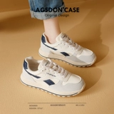 Универсальная белая обувь на платформе, дышащие спортивные кроссовки, осенняя, тренд сезона