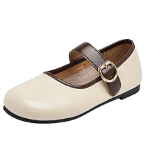Baotou single shoes for women summer 2024 new Birkenstock shoes flat Mary Jane womens shoes sporty temperament French evening shoes