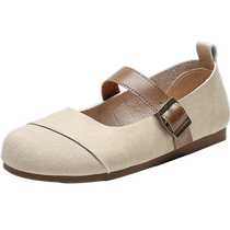 Baotou half slippers for women 2024 new summer outer wear with skirt single shoes maternity sandals one-legged half-carrying boat shoes