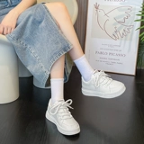 Летняя высокая белая обувь на платформе, универсальная спортивная спортивная обувь, кроссовки