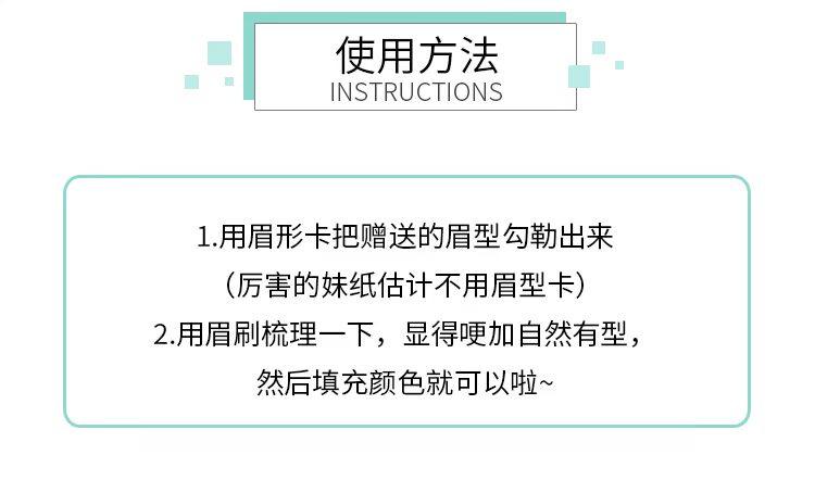 Chỉ bút chì lông mày hai đầu của VEECCI không thấm nước và không thấm mồ hôi không đánh dấu lông mày một chữ kéo dài không bắt đầu nở hoa với bàn chải lông mày - Bút chì lông mày / Bột / Stick chì xé kẻ mày