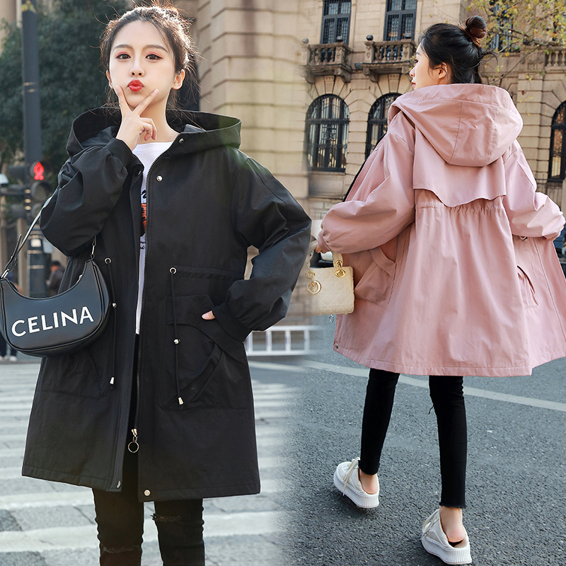 Maternity Trench Coat 2026 Spring and Autumn New Korean Style Loose Plus Size Fashionable Casual Top for Pregnant Women