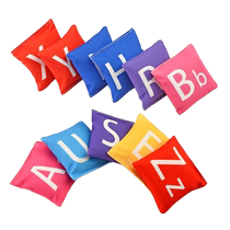 Zhenxuan English letters handmade canvas children throwing sandbags primary school students kindergarten physical education class for first grade size