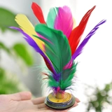 Zhenxuan Красочные пельмени мурамолки Взрослые дети Цвет куриные перья и мяч для учащихся начальной школы. Большие цветы