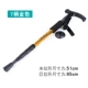 Trekking cực ngoài trời gấp carbon telescopic hấp thụ tay cầm thẳng cong tay cầm gậy leo núi gậy leo 34 hợp kim nhôm