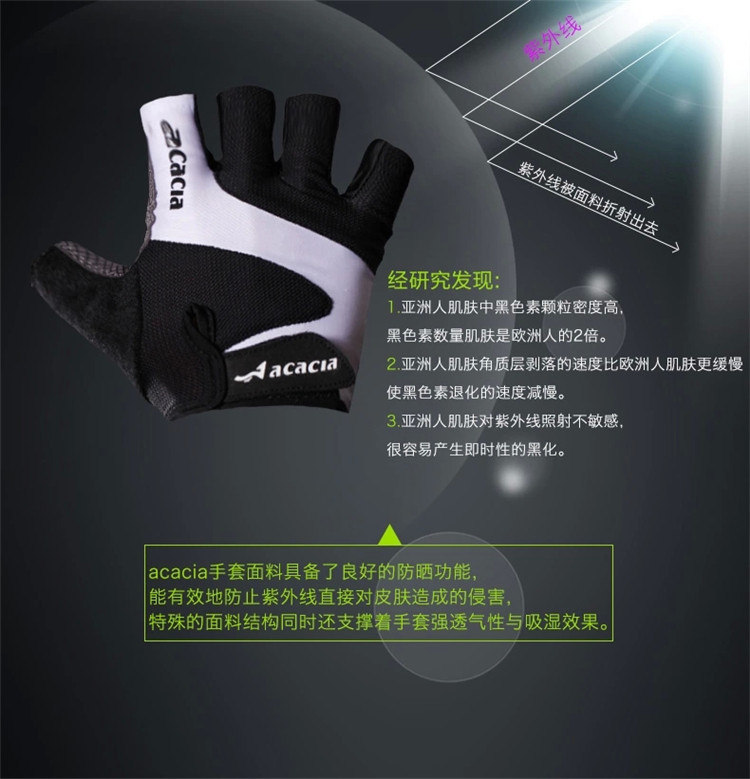 Gants de cyclisme mixte ACACIA - Ref 2244026 Image 50