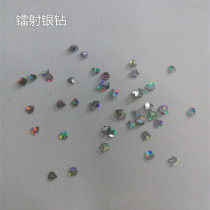 Nail jewelry three-dimensional blue diamond horse eye sequins Super flash diamond V-shaped triangle Ling-shaped nail diamond appliqué sequins