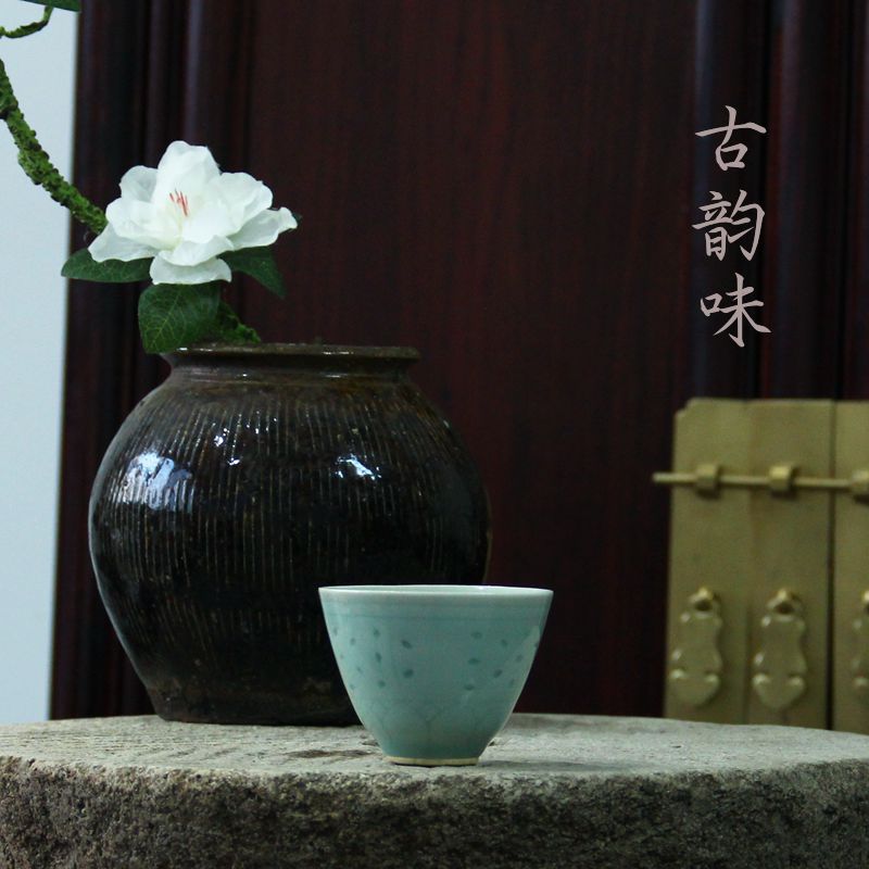 70s Longquan Qing porcelain state-owned porcelain Cultural Revolution Porcelain Old Goods Mitong Tea Cup Dick Cup Mitong Cup-Taobao