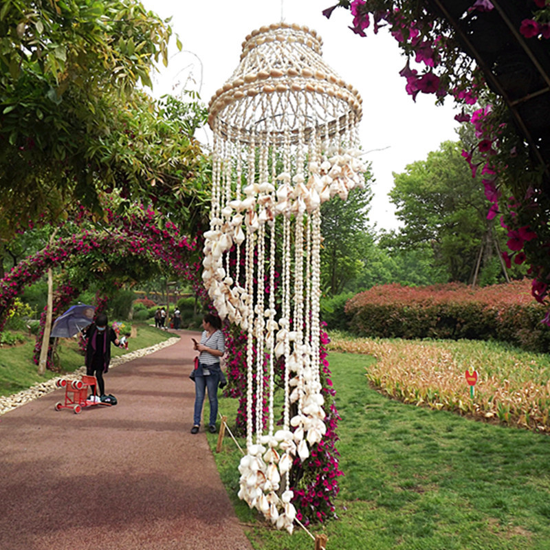 Conch shell wind chimes balcony porch living room decoration creative home decoration Mediterranean style Children's Day gifts