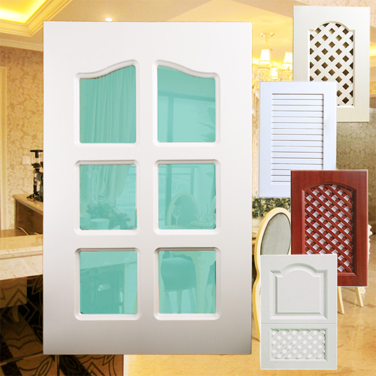 Glass overall closet door set to make wardrobe door panel set as PVC plastic suction moulded plate Wine Cabinet Shoes Cabinet Bookcase Kitchen Integral Cupboard