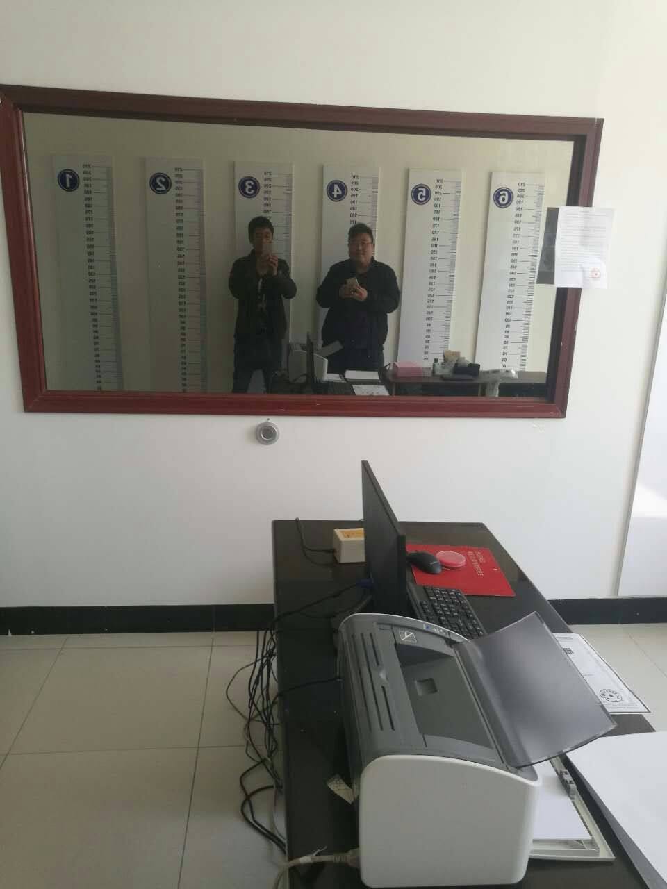 (Special single transparent glass for identification room) single-sided visual glass laminated monocular glass unidirectional glass fibrosis