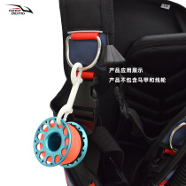 Scuba diving double-head buckle spring hook 16 stainless steel elephant wire wheel hanging buckle BCD safety equipment side hook hanging