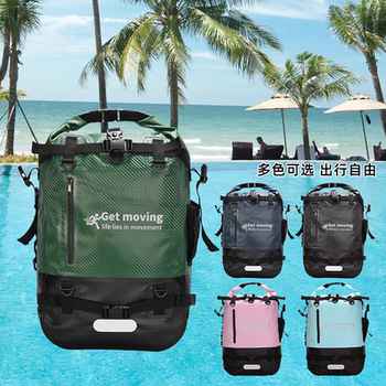 Carbon fiber large capacity travel swimming outdoor backpack
