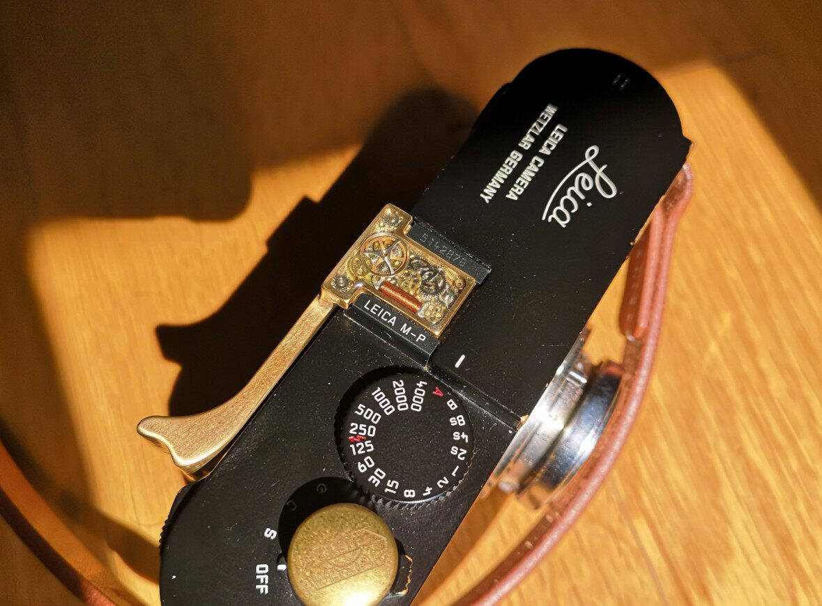 Creative custom punk is suitable for Leica m10 m240memp m6 8 9 Film machine finger handle hot boot cover