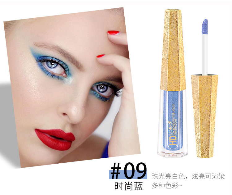 Ling điểm nhiều màu sắc phấn mắt chất lỏng sáng ngọc trai nước lỏng bóng mắt màu sắc có thể làm ánh sáng cao nằm tằm trang điểm sinh viên - Bóng mắt phấn mắt dạng thỏi 3ce