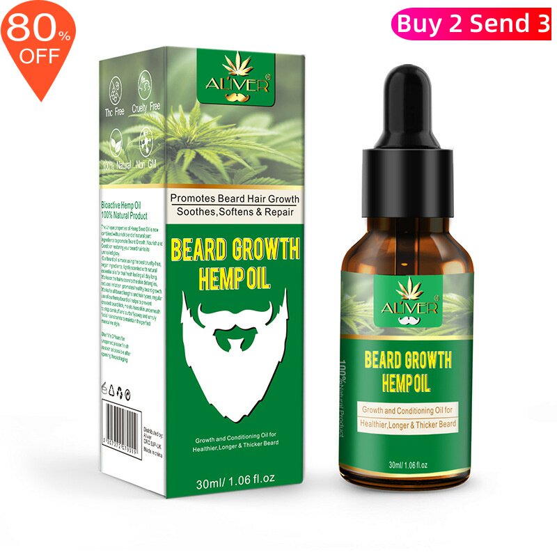 Cross-border new oil Beard growth fluid Beard growth hemp oil