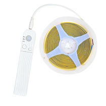 Sensor lamp with wireless self-adhesive lights up when someone comes wiring-free charging makeup mirror bathroom cabinet 5v dressing table atmosphere light