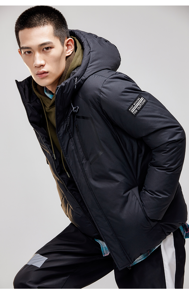 Anta sports down jacket nam mùa đông 2018 mới dày ấm áp thể thao cotton nam áo khoác ngắn —