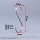 Десять весов -Устойчивый средний S Flat Hook 10