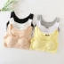 Với áo ngực che ngực cup một ống áo ngực quấn ngực không có vòng thép thể thao yoga mỏng vest