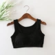 Với áo ngực che ngực cup một ống áo ngực quấn ngực không có vòng thép thể thao yoga mỏng vest