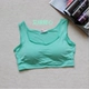 Với áo ngực che ngực cup một ống áo ngực quấn ngực không có vòng thép thể thao yoga mỏng vest