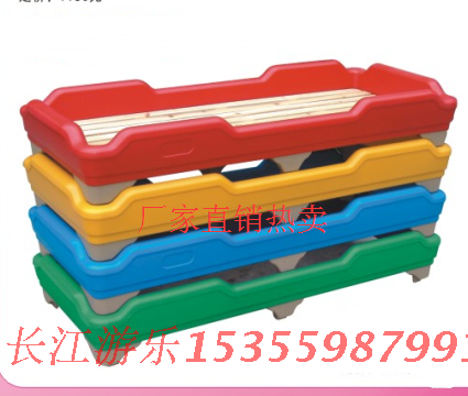 Kindergarten Children Toddler Plastic Lunch Break Bed Children Sleeping Beds Luxury Single Beds 6 Foot Plastic Beds