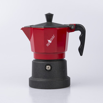 W1962 Italy imported Top Moka home MOCA pot coffee pot black base 3 cup capacity pot