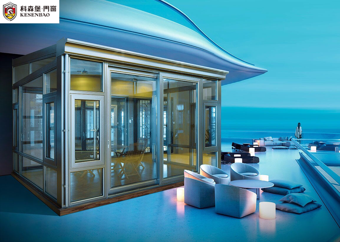 Greenhouse Custom Soundproofing insulation broken bridge yarn curtain integrated with balcony entrance to the new goods Heavy Ramen